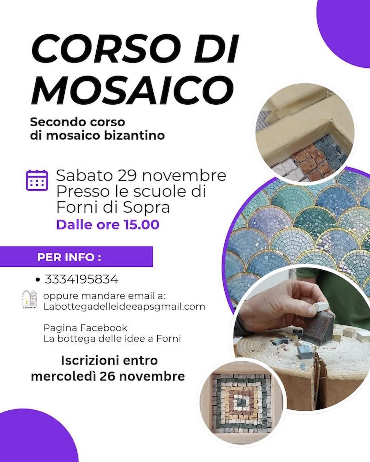Corso di mosaico 2025
