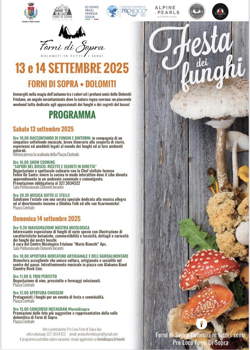 Festa funghi locandina 2025