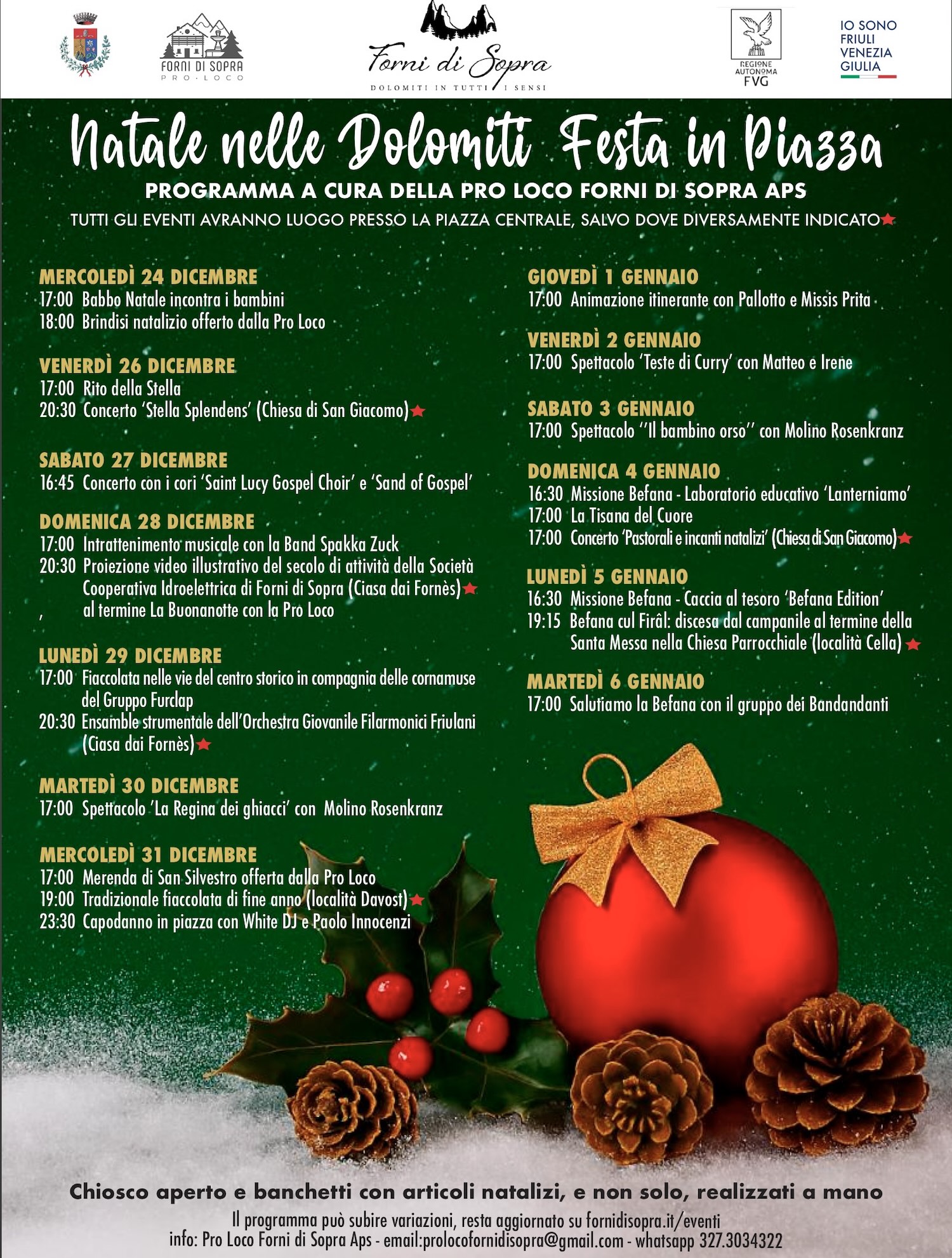 animazione natale 2025 fornidisopra