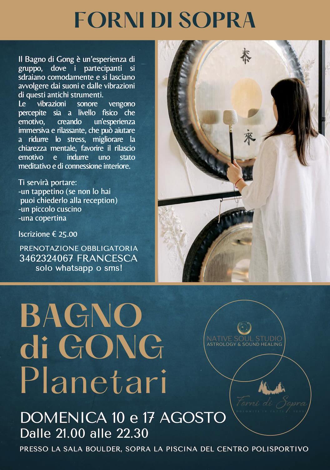 bagno di gong 2025