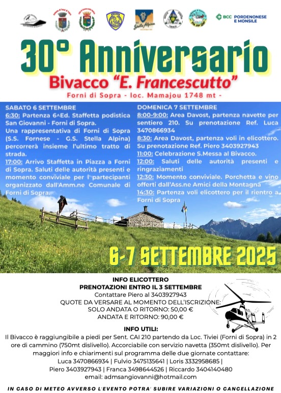 bivacco francescutto