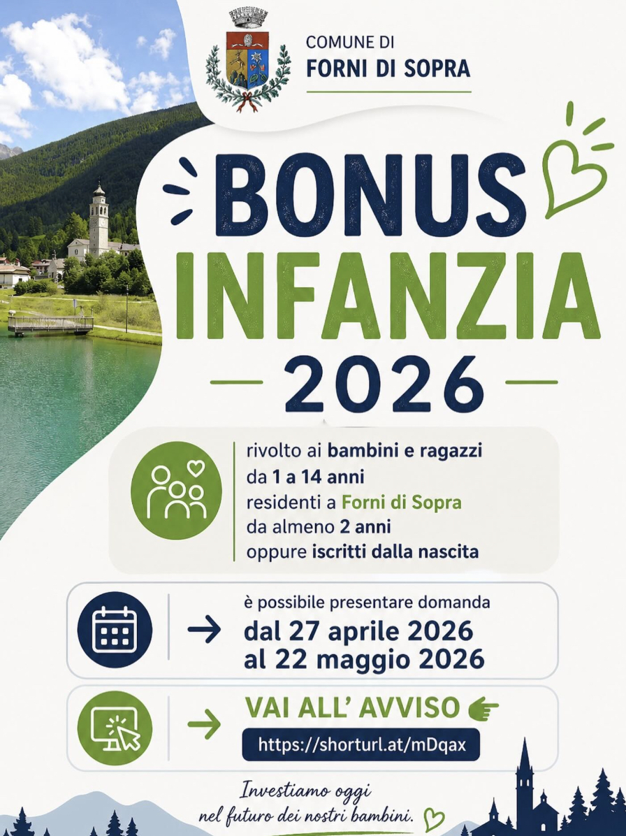 bonus infanzia 2026