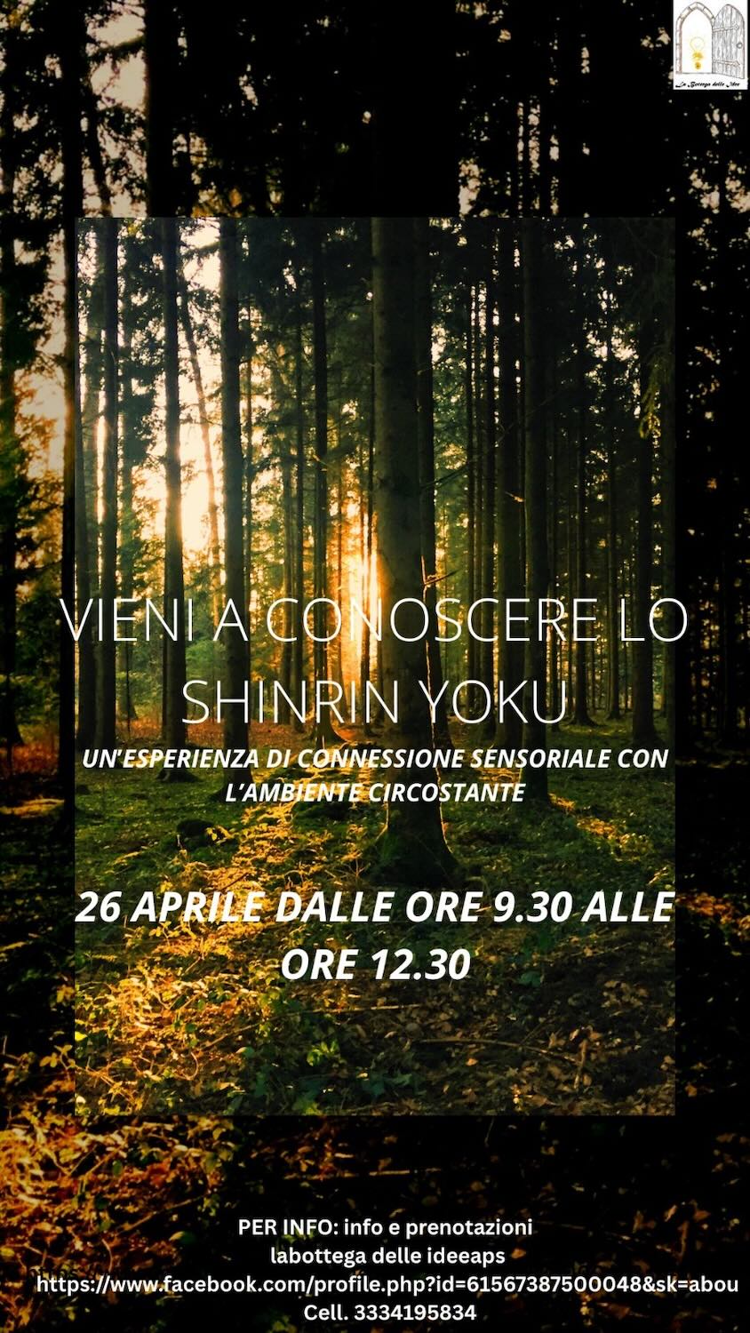 forest bathing barbarito 26 aprile