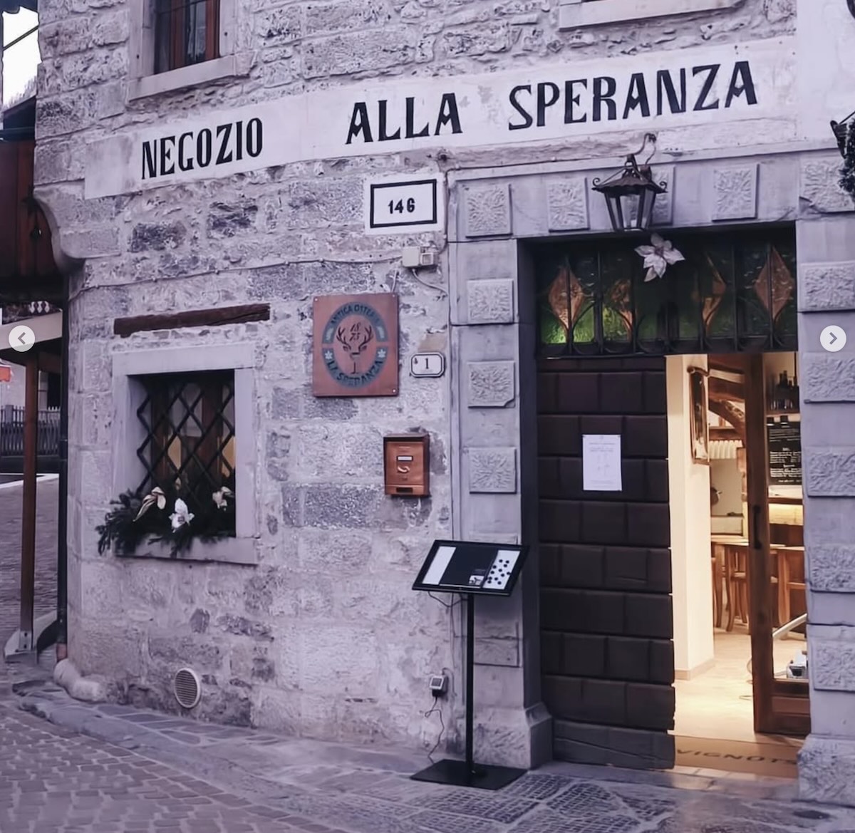 osteria alla speranza forni di sopra