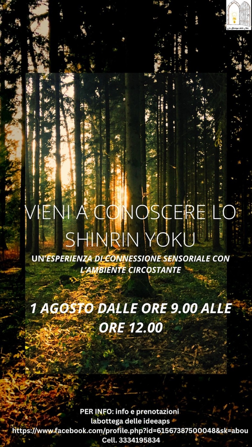 shinrin yoku 1 agosto