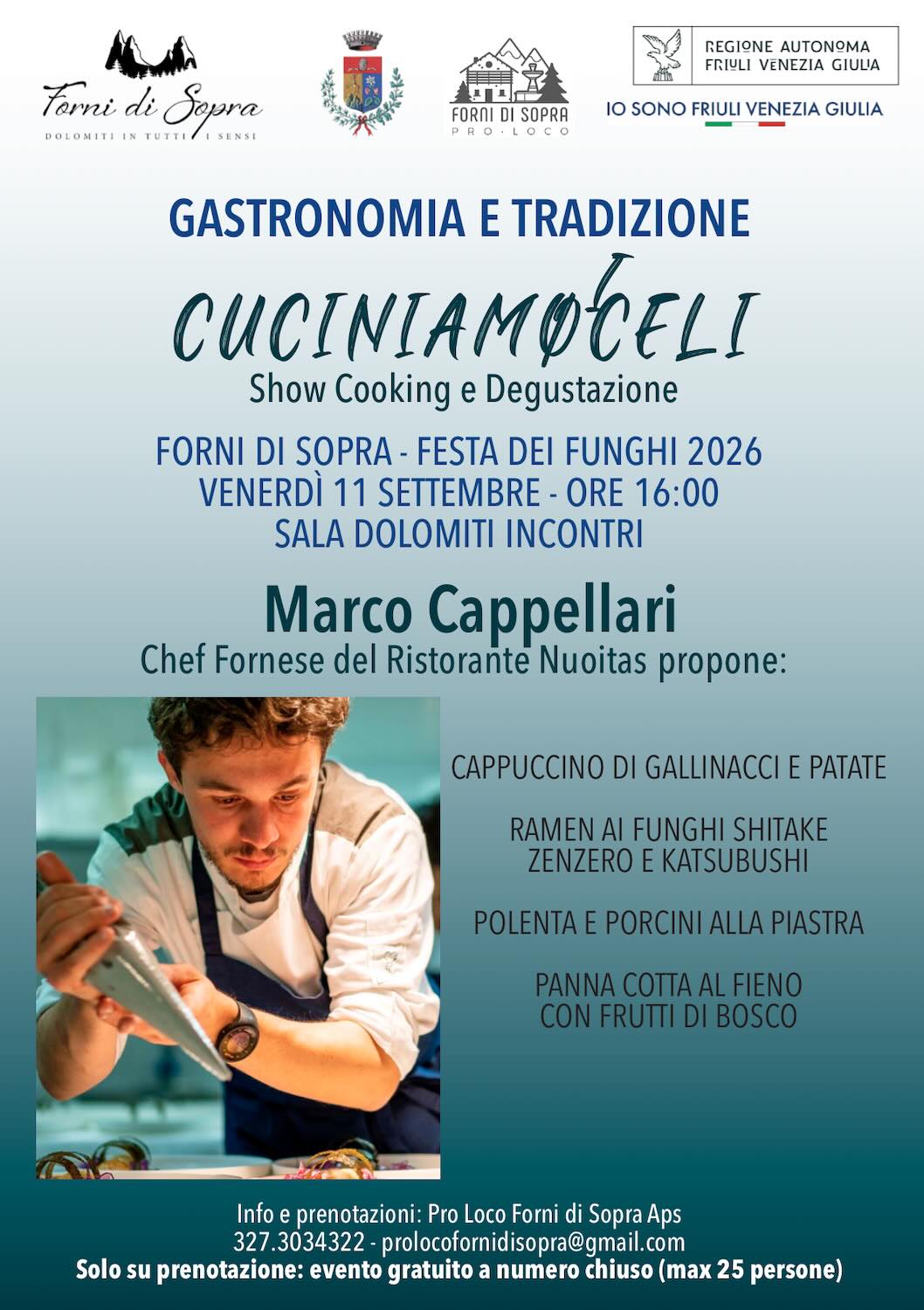 show cooking funghi 2026