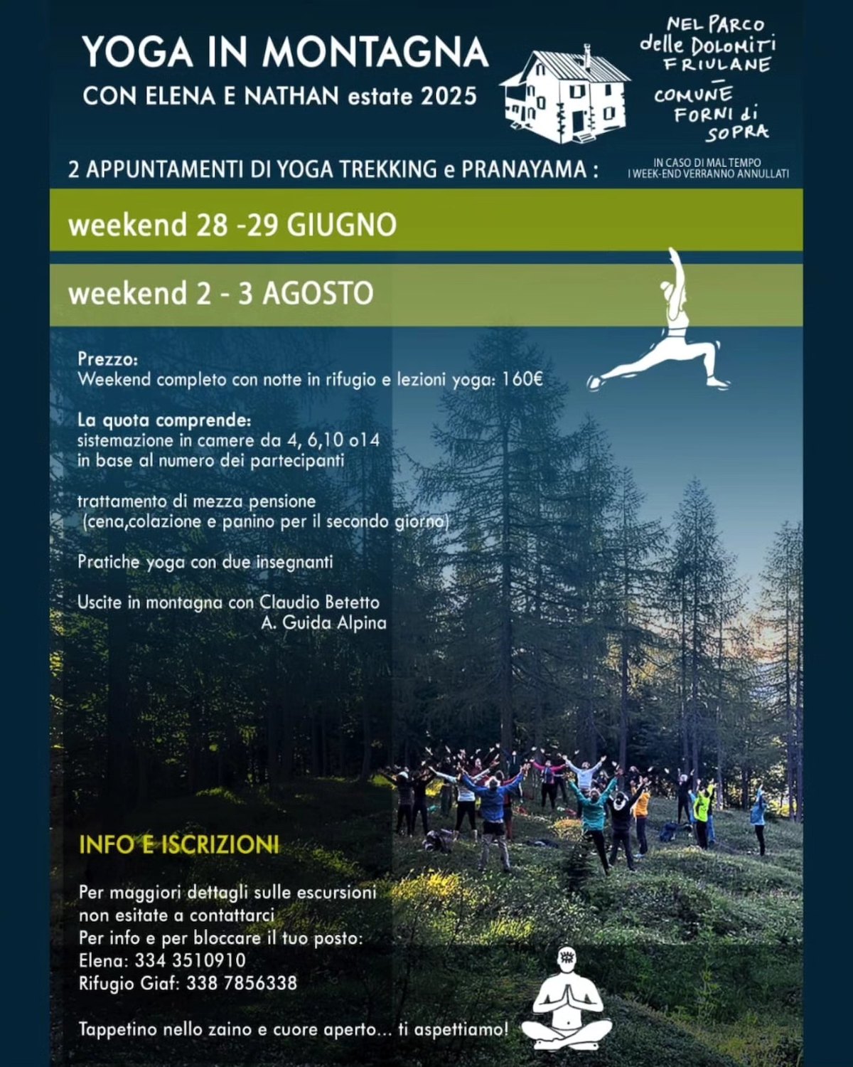 yoga rifugio giaf